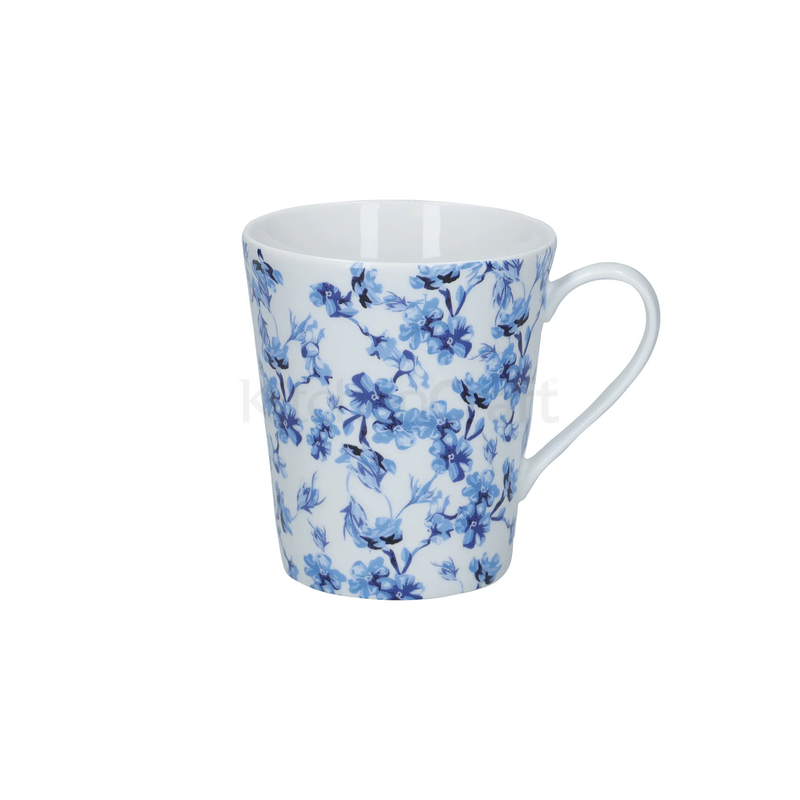 Mikasa Hampton Porcelain 330ml White Flower Conical Mug