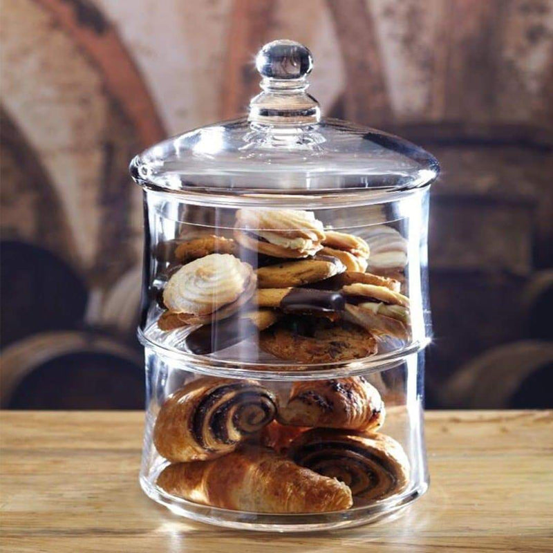 Kitchen Craft ART2TJAR Appetiser Glass Two Tier Storage Jar