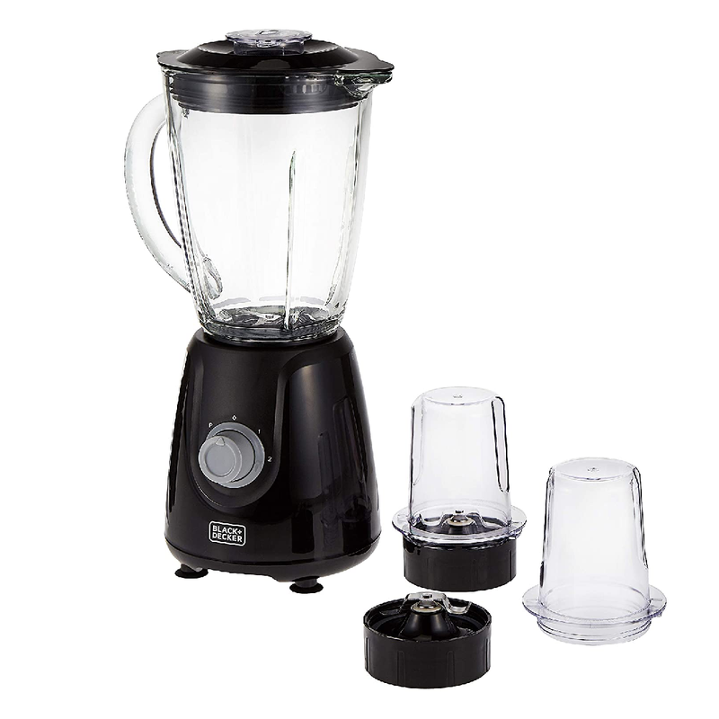 Electric Glass Blender With 2 Grinding Mil 400W