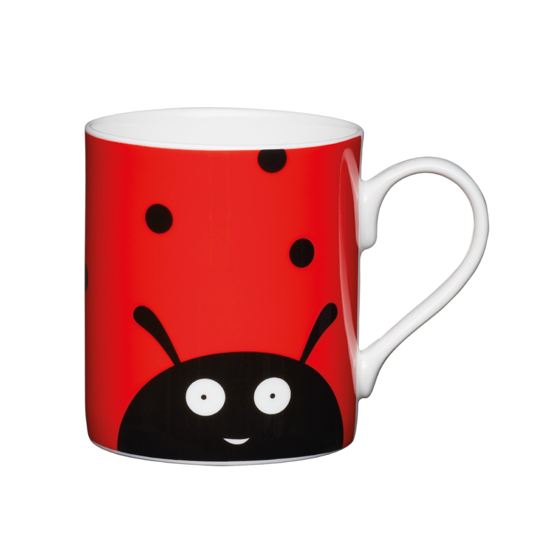 Espresso Mug: 1 x 80ml Ladybird Espresso Mug, Ceramic