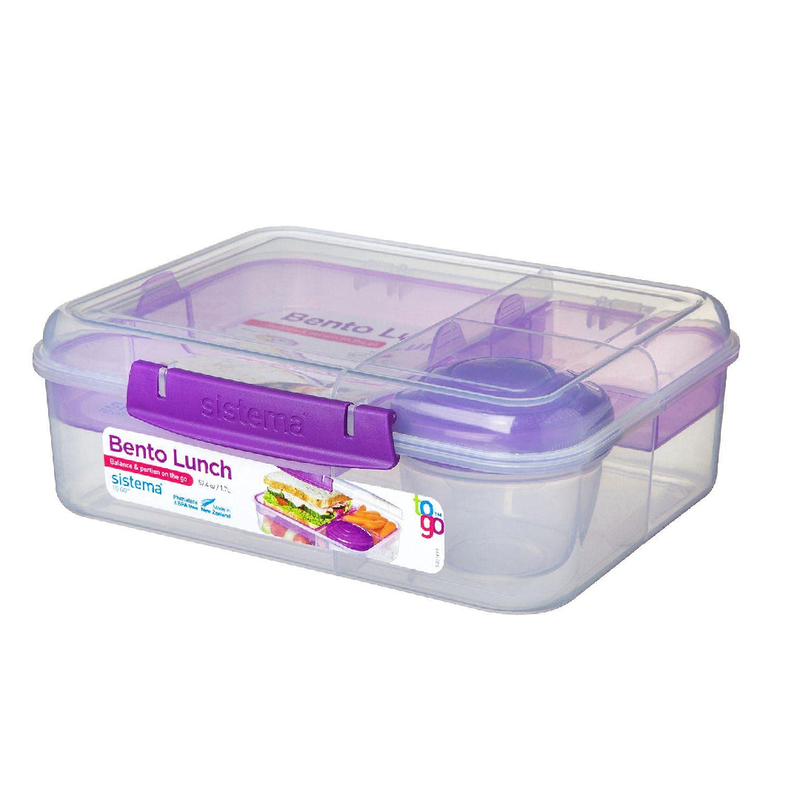 Sistema Bento Lunch Box, 1.65 liter - Clear