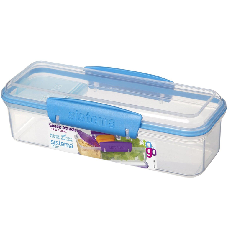 Sistema Food Container, 410 ml - Blue