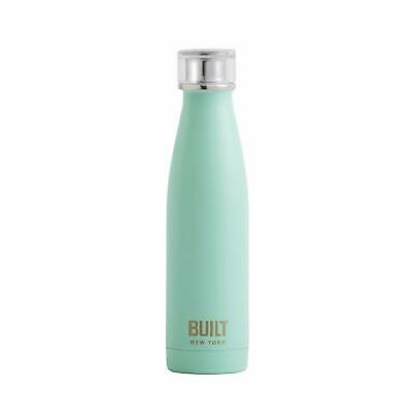 Built NY Stainless Insulated Water Bottle Perfect Seal Technology 17 Oz, Mint