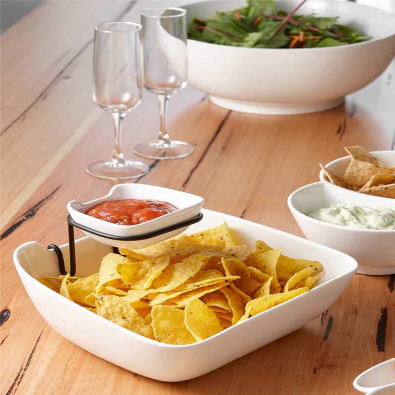 CLASSICA DOUBLE LAYER CHIP & DIP BOWL