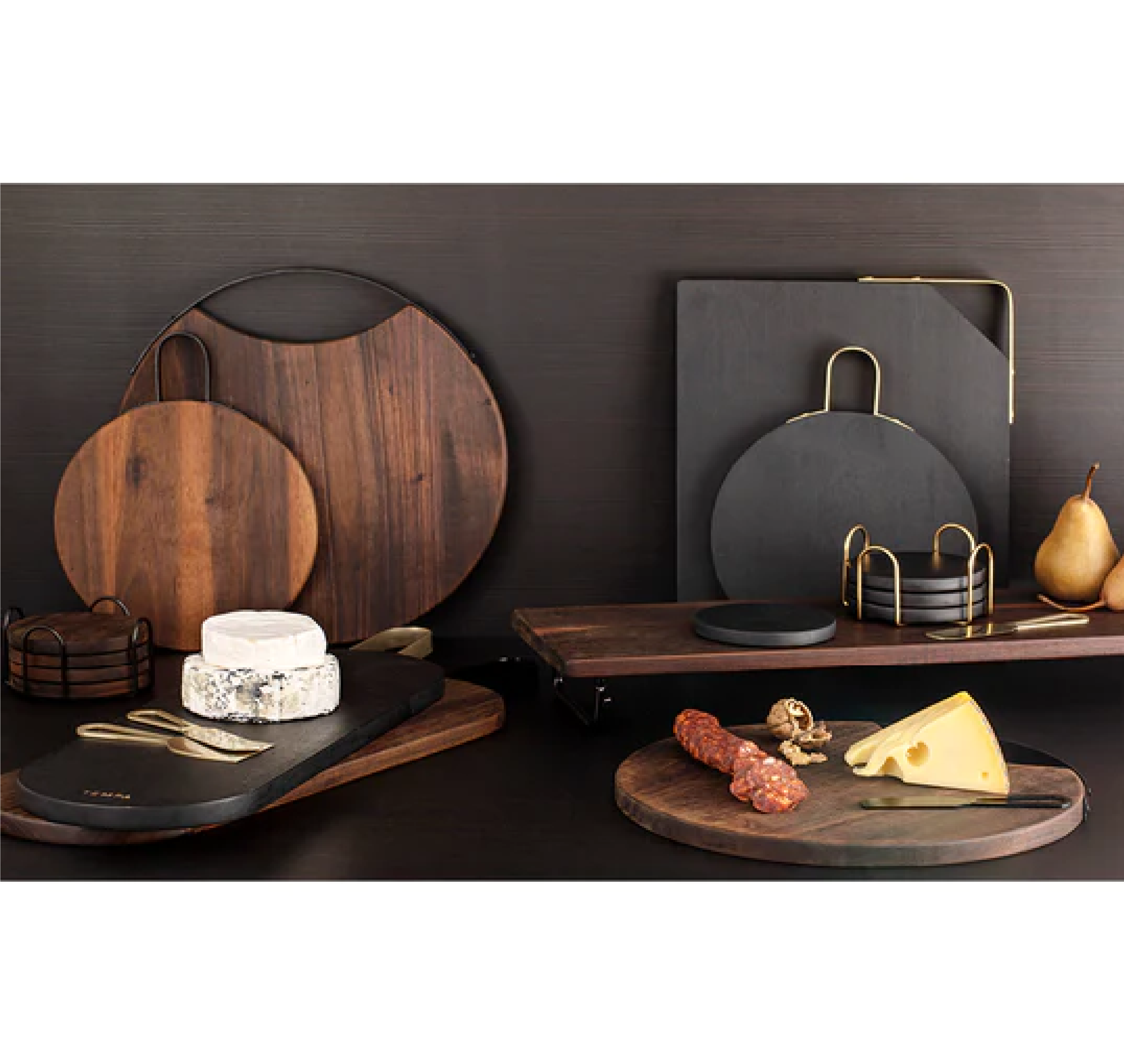 ORSON BLACK SQUARE SERVING BOARD