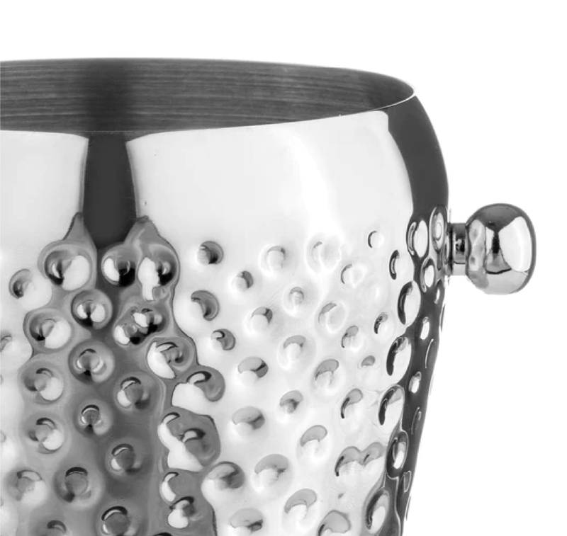 SPENCER HAMMERED SILVER ICE BUCKET