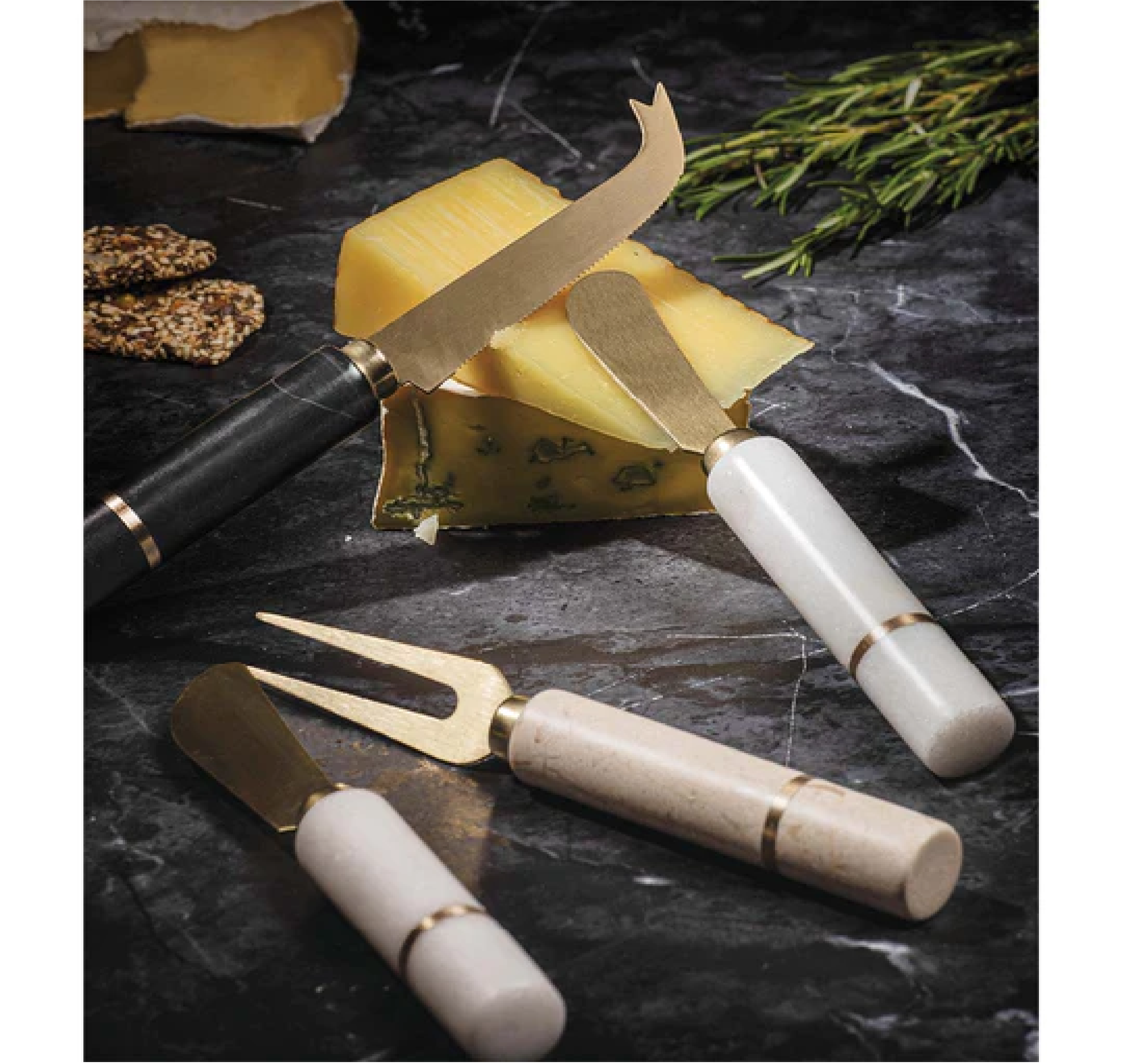 EMERSON CHAMPAGNE 3PCE GRAZING KNIFE SET